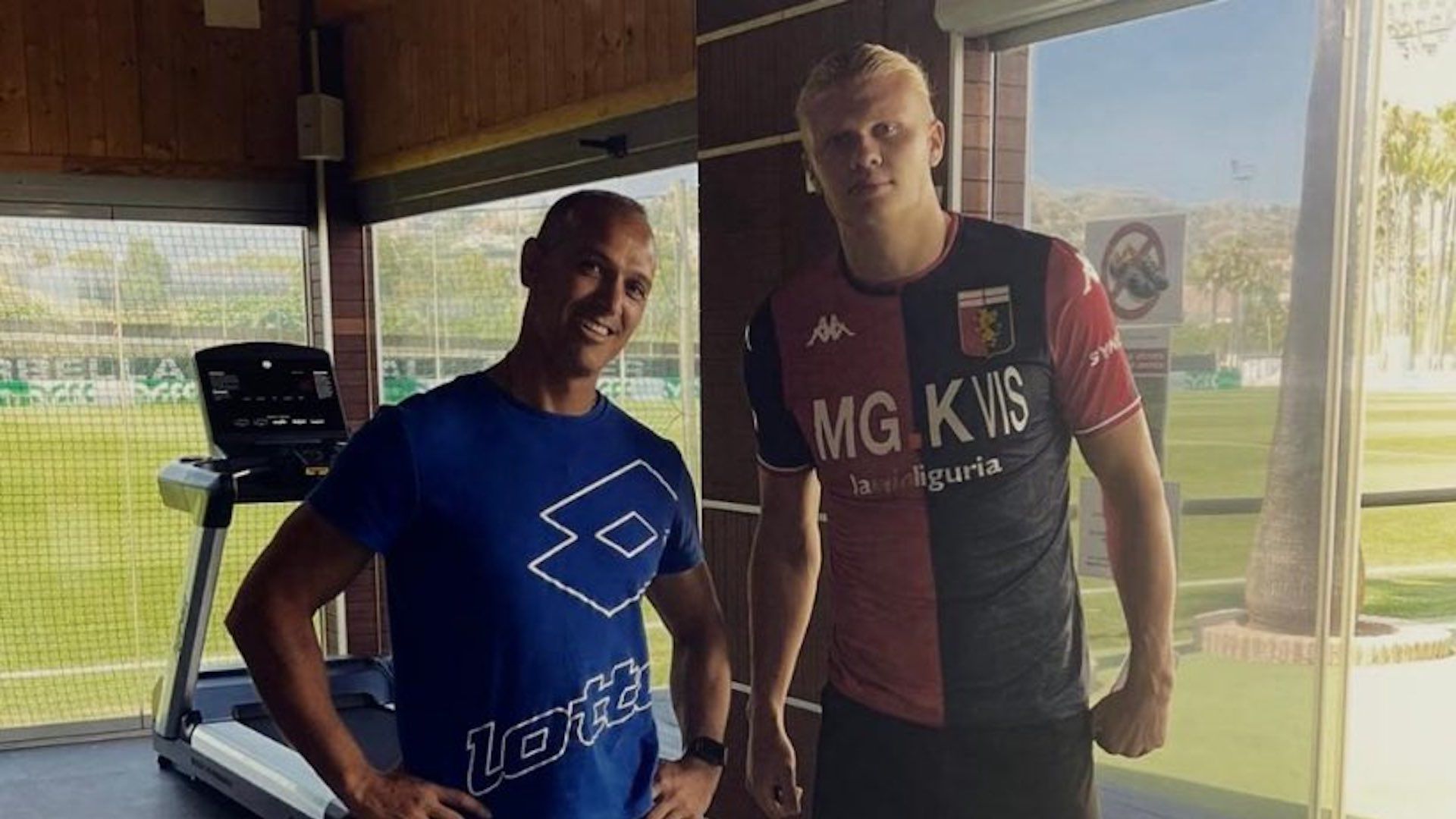 Erling Haaland Genoa shirt