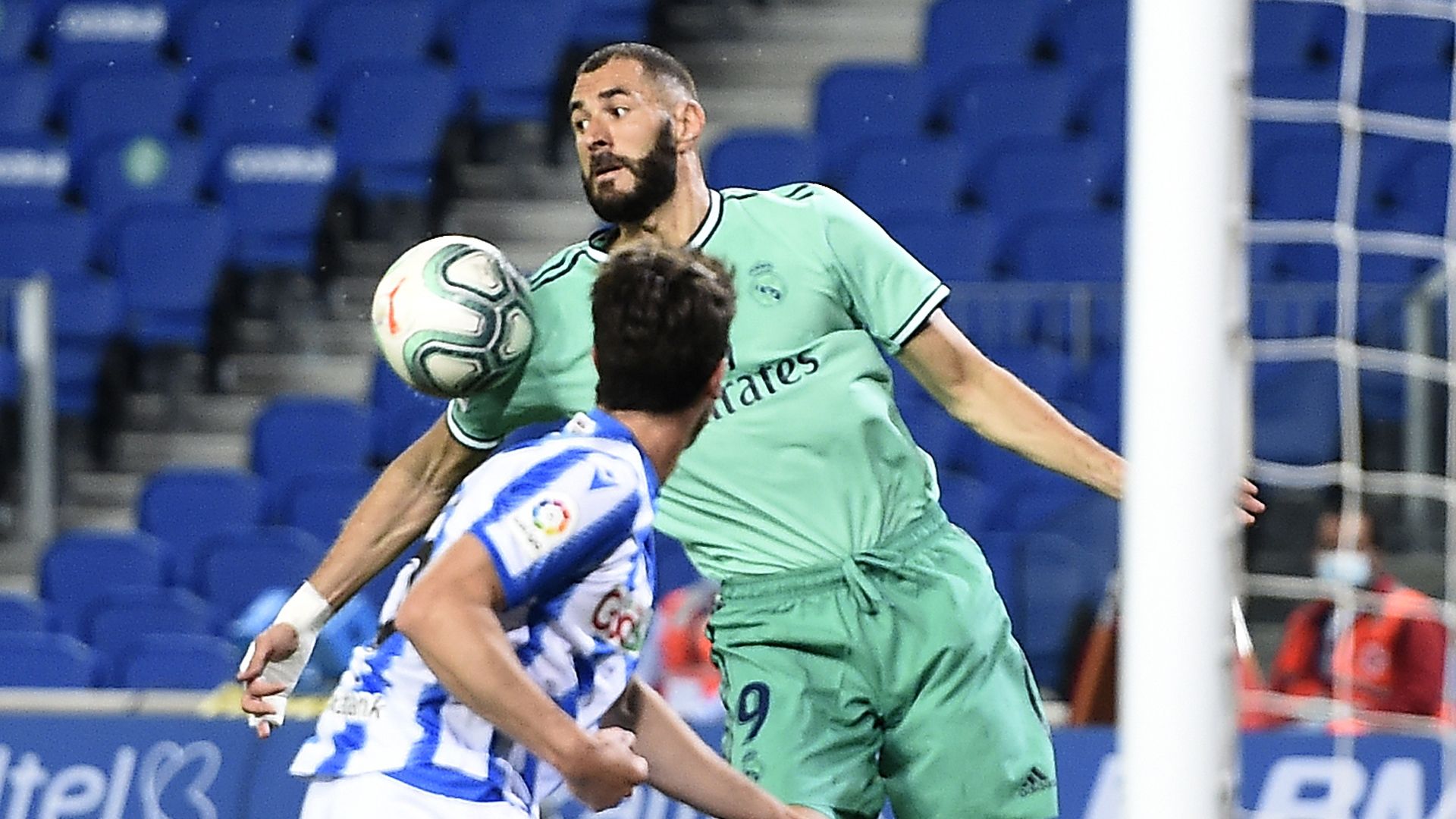 Benzema, Real Madrid vs. Real Sociedad