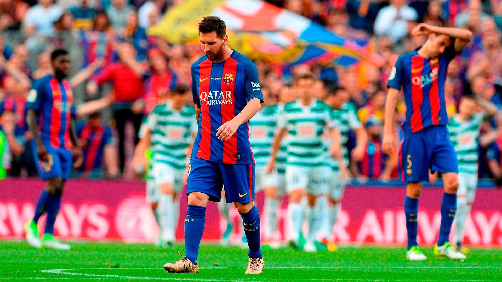 Lionel Messi Barcelona Eibar Malaga Real Madrid LaLiga 21052017