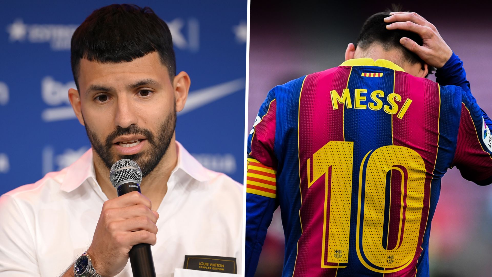 GFX Sergio Aguero Lionel Messi