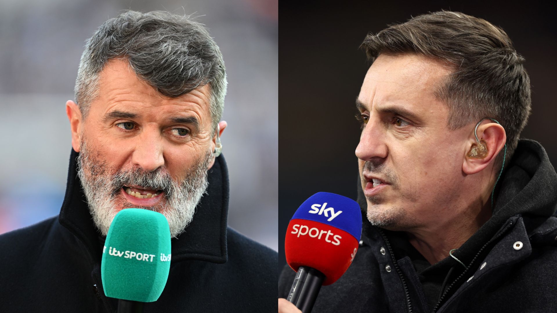 Gary Neville Roy Keane