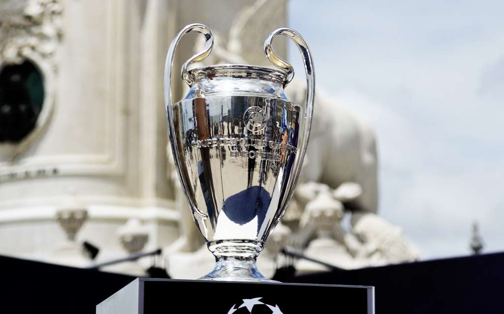 Champions League cup Lisbon