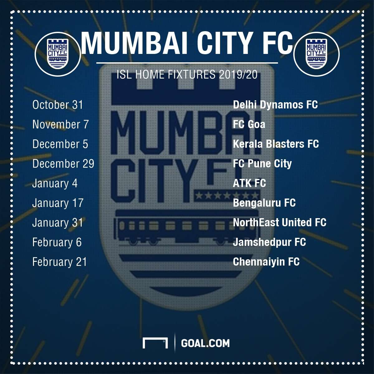 Mumbai City FC fixtures