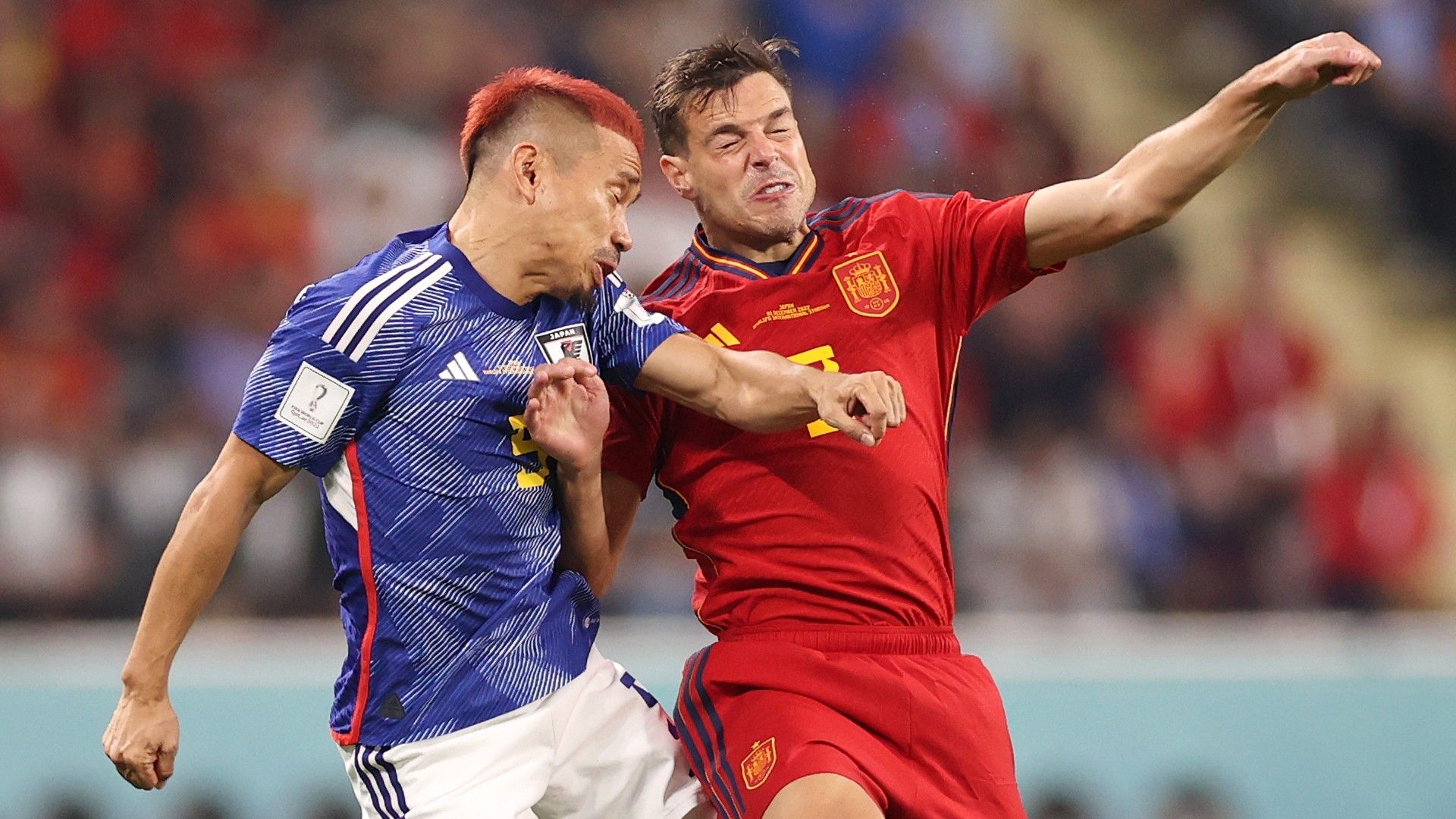 Cesar Azpilicueta Spain Japan 2022 World Cup