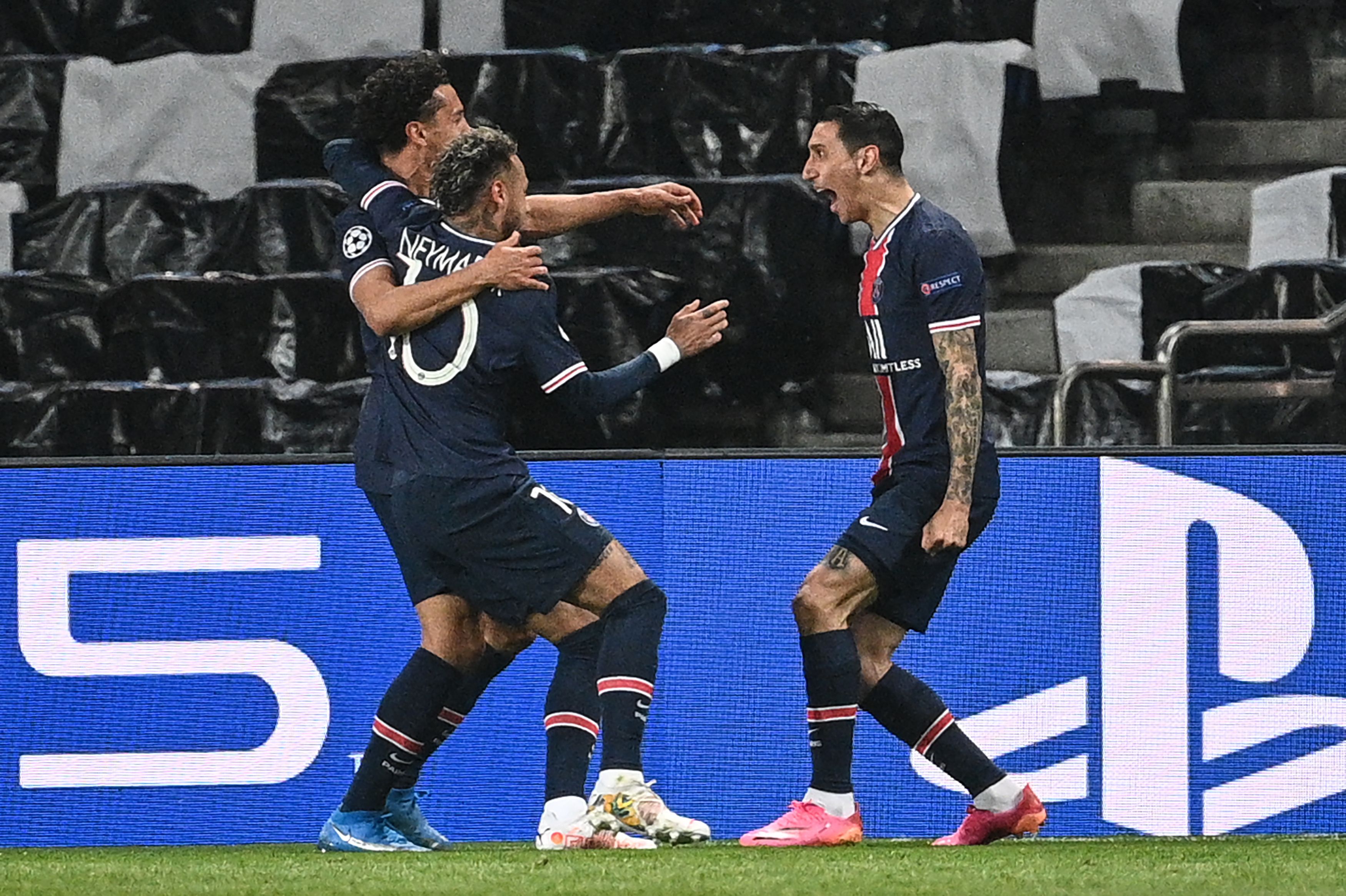Joie Neymar Marquinhos Di Maria