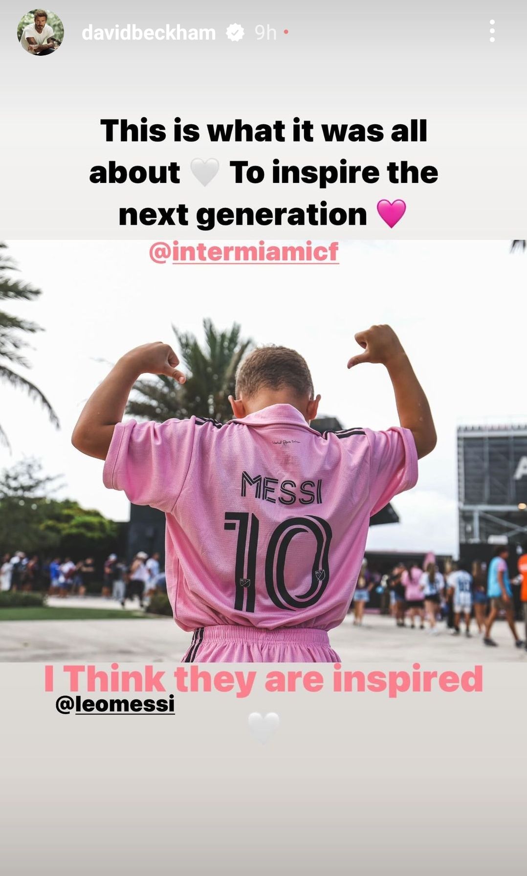 Beckham Messi Inter Miami
