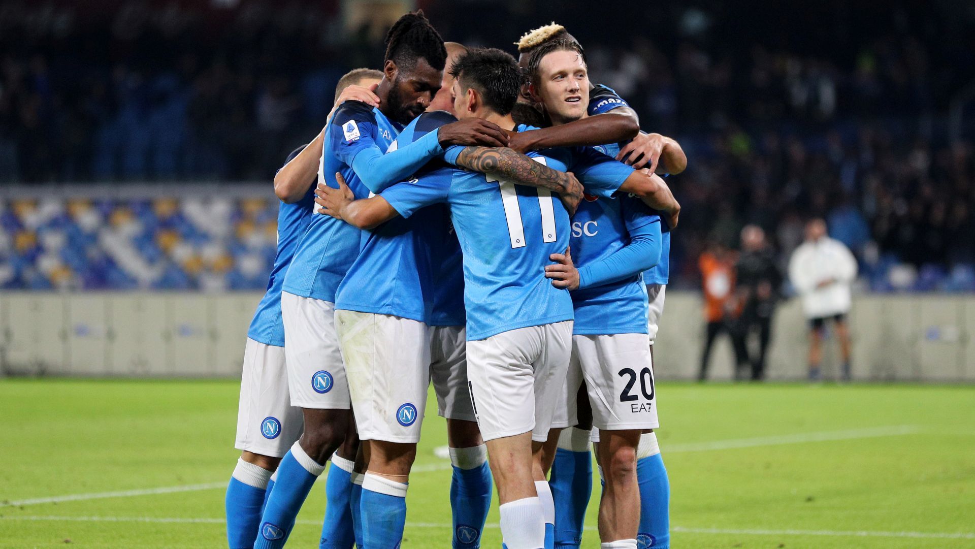 Napoli celebrating 2022 2023