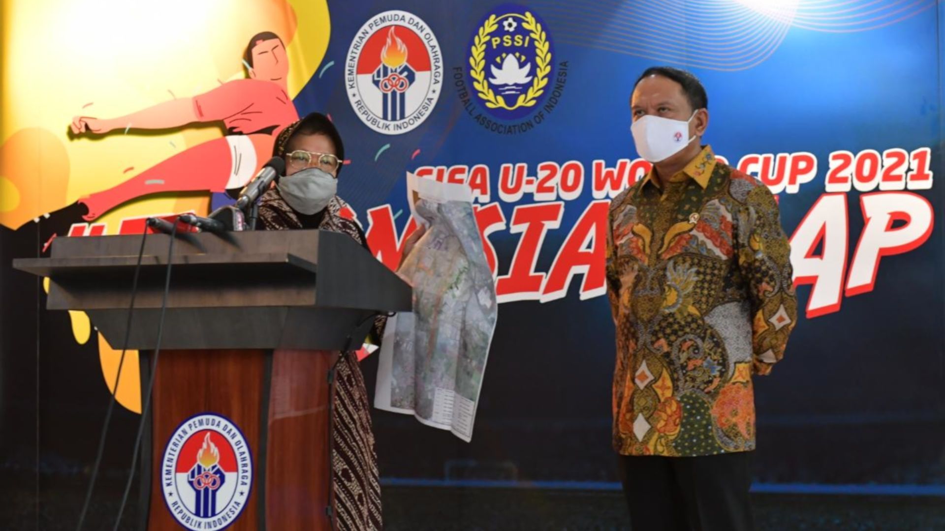 Tri Rismaharini - Walikota Surabaya & Zainudin Amali - Menpora