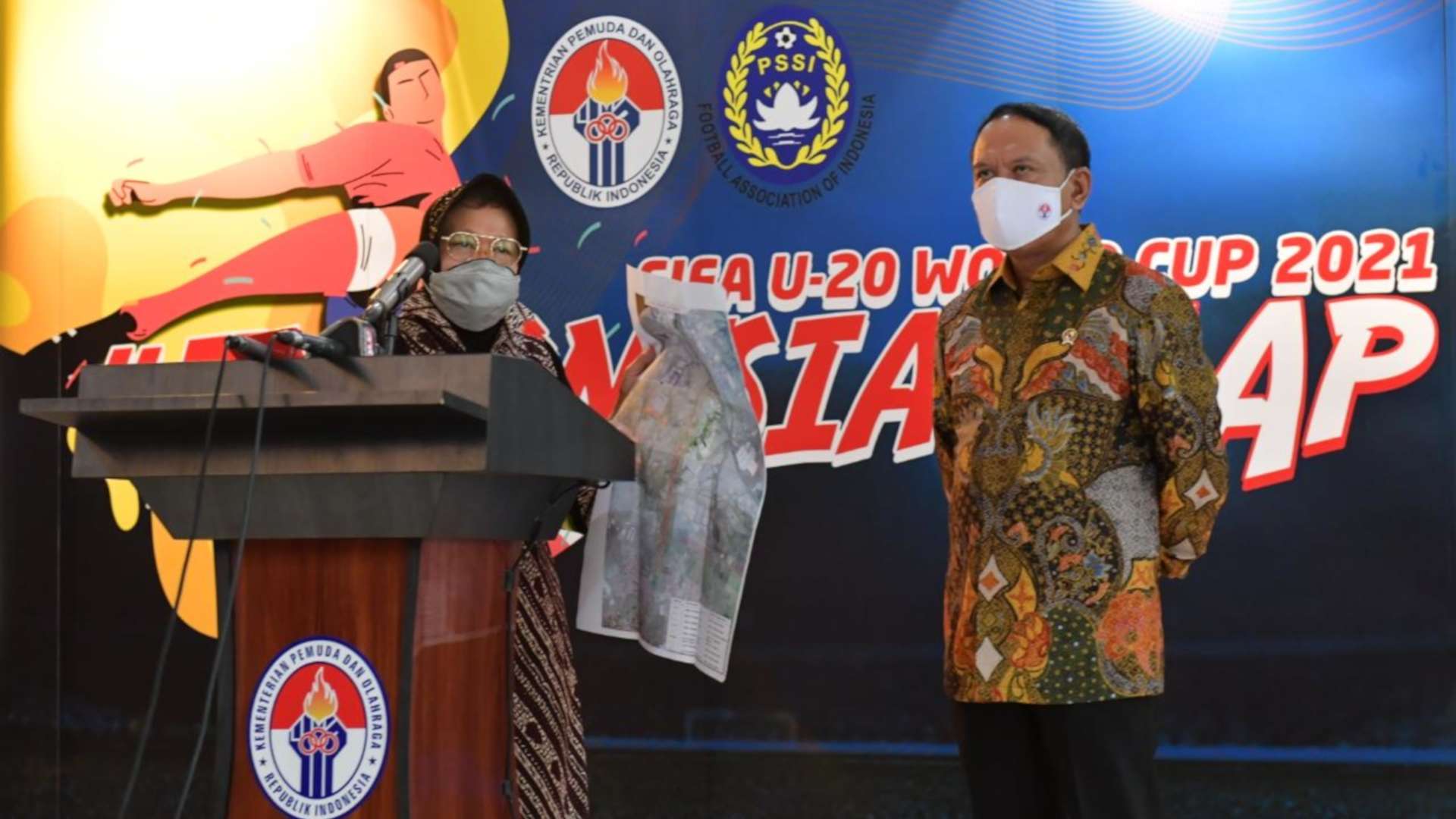 Tri Rismaharini - Walikota Surabaya & Zainudin Amali - Menpora