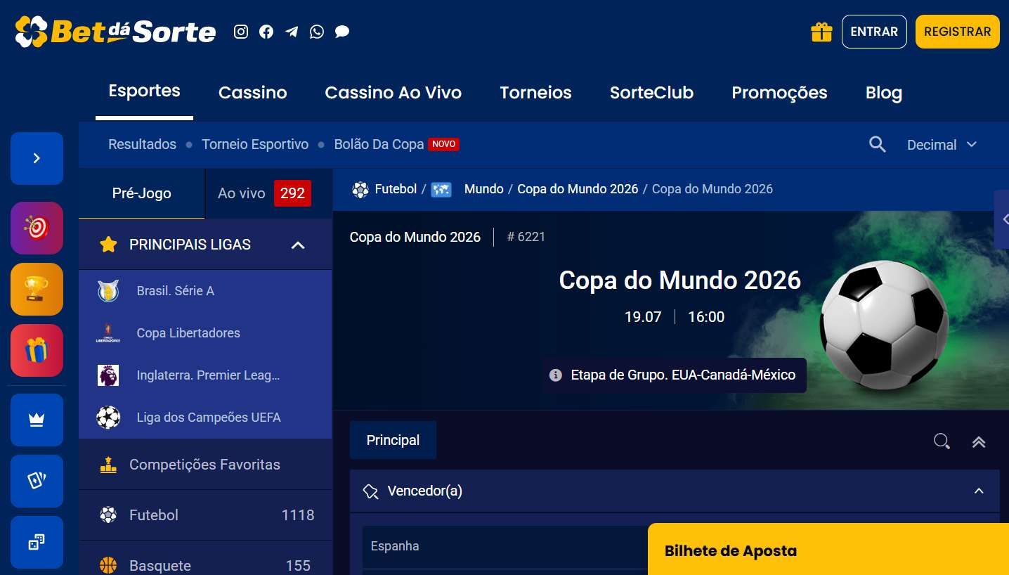 Bet dá Sorte copa