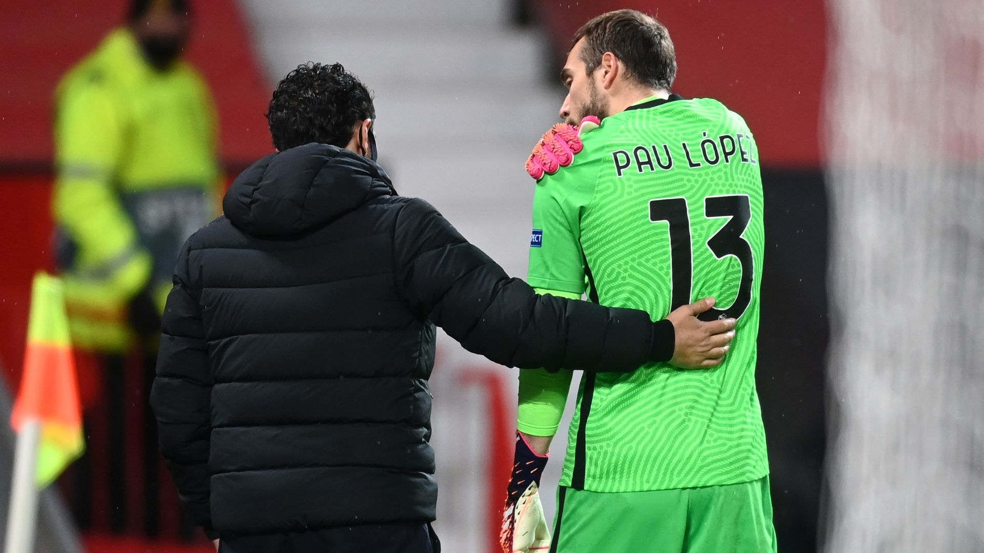 Pau Lopez Manchester United Roma Europa League