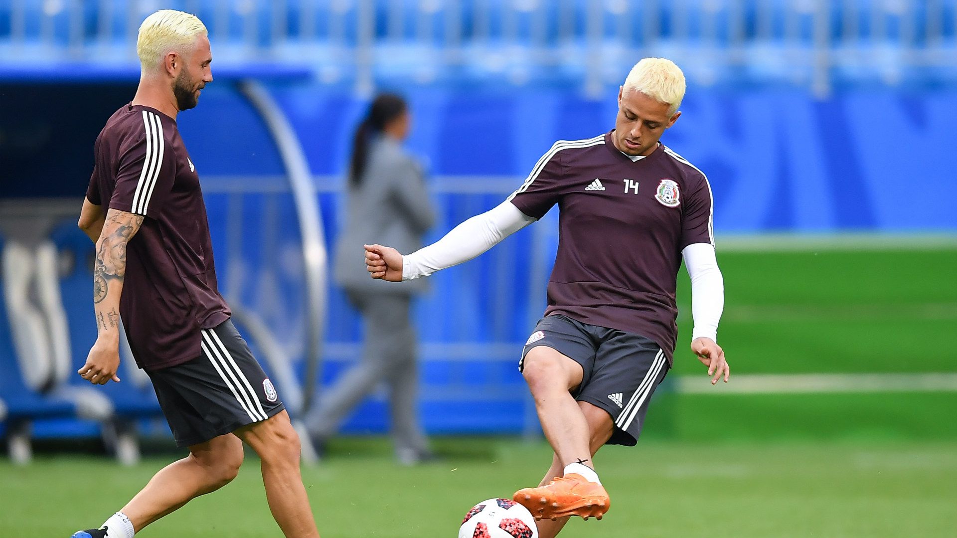 Miguel Layun Javier Hernandez Chicharito Mexico