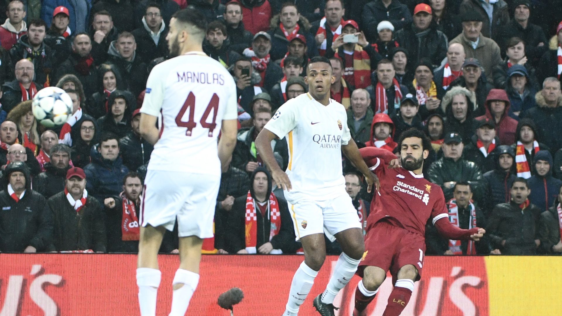 Mohamed Salah Kostas Manolas Juan Jesus Liverpool Roma