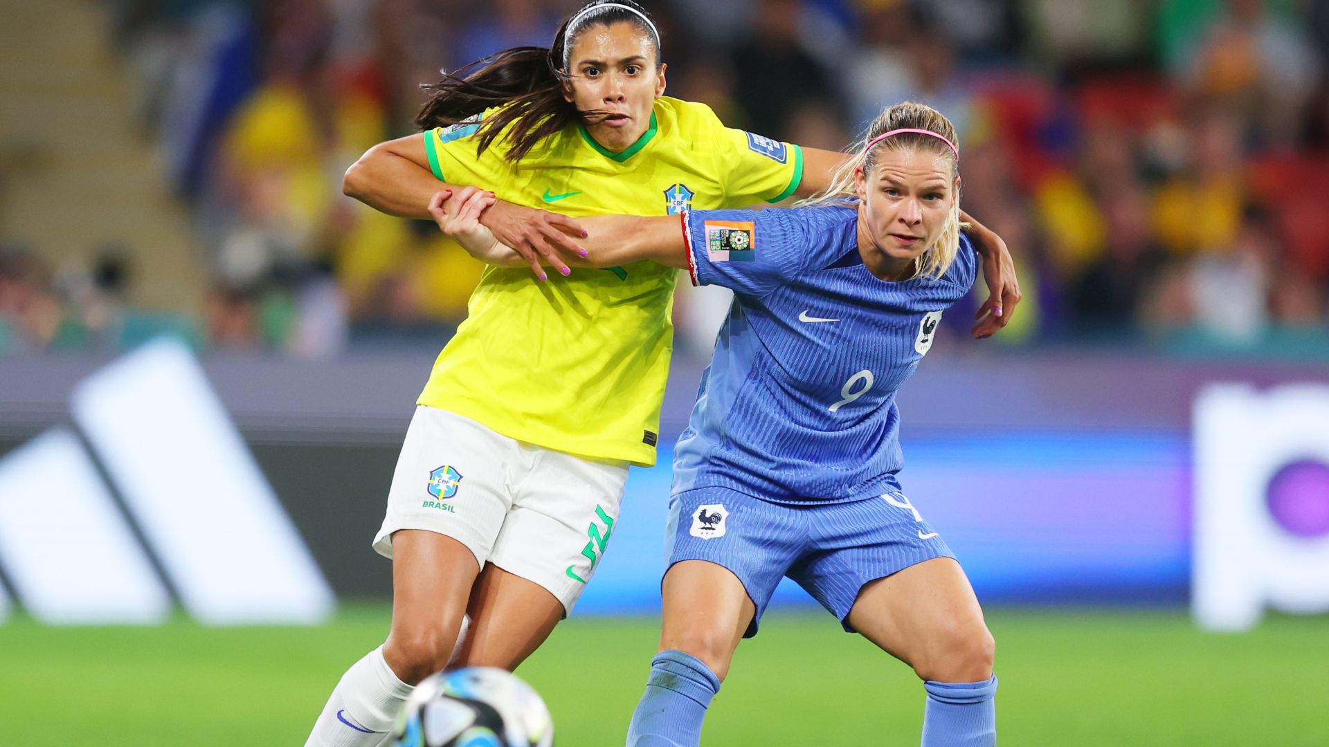 Eugenie Le Sommer Antonia France Brazil Women World Cup 29072023