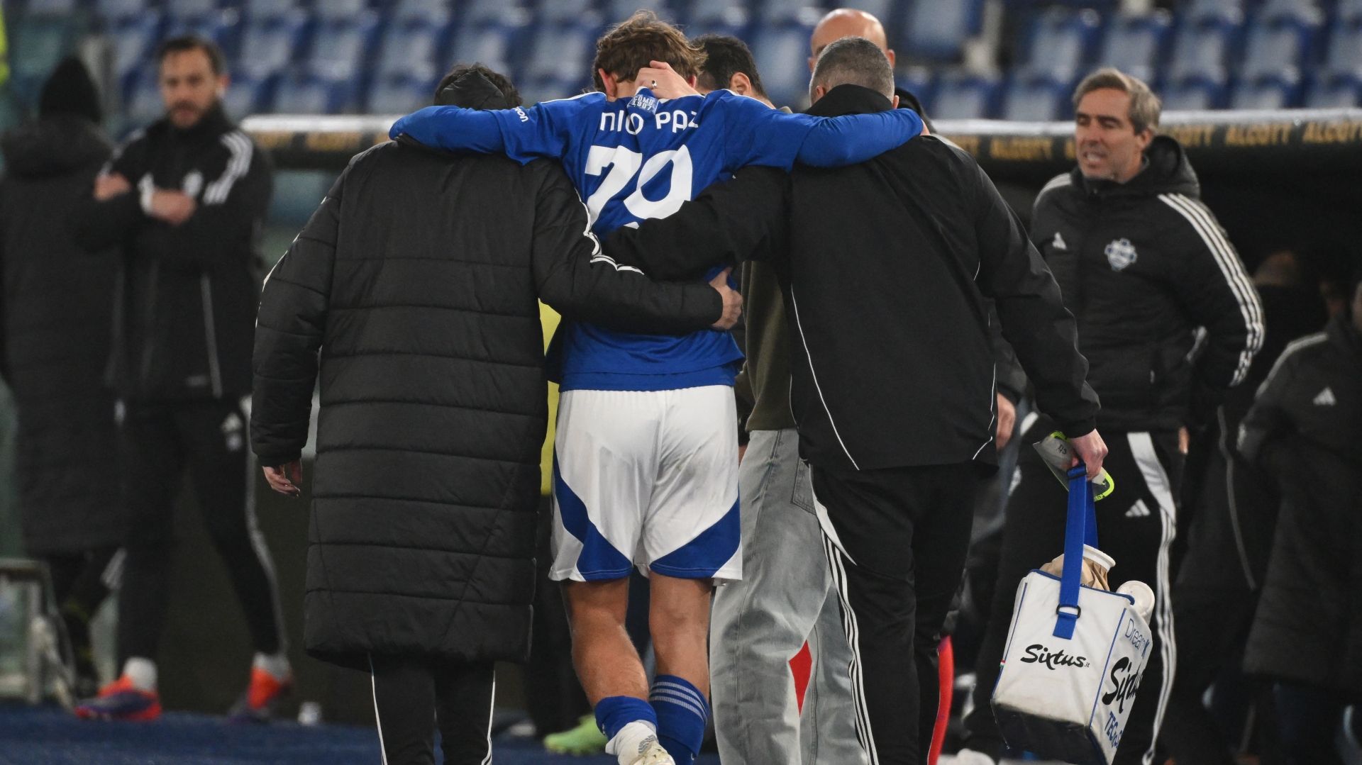 Nico Paz injury Lazio Como
