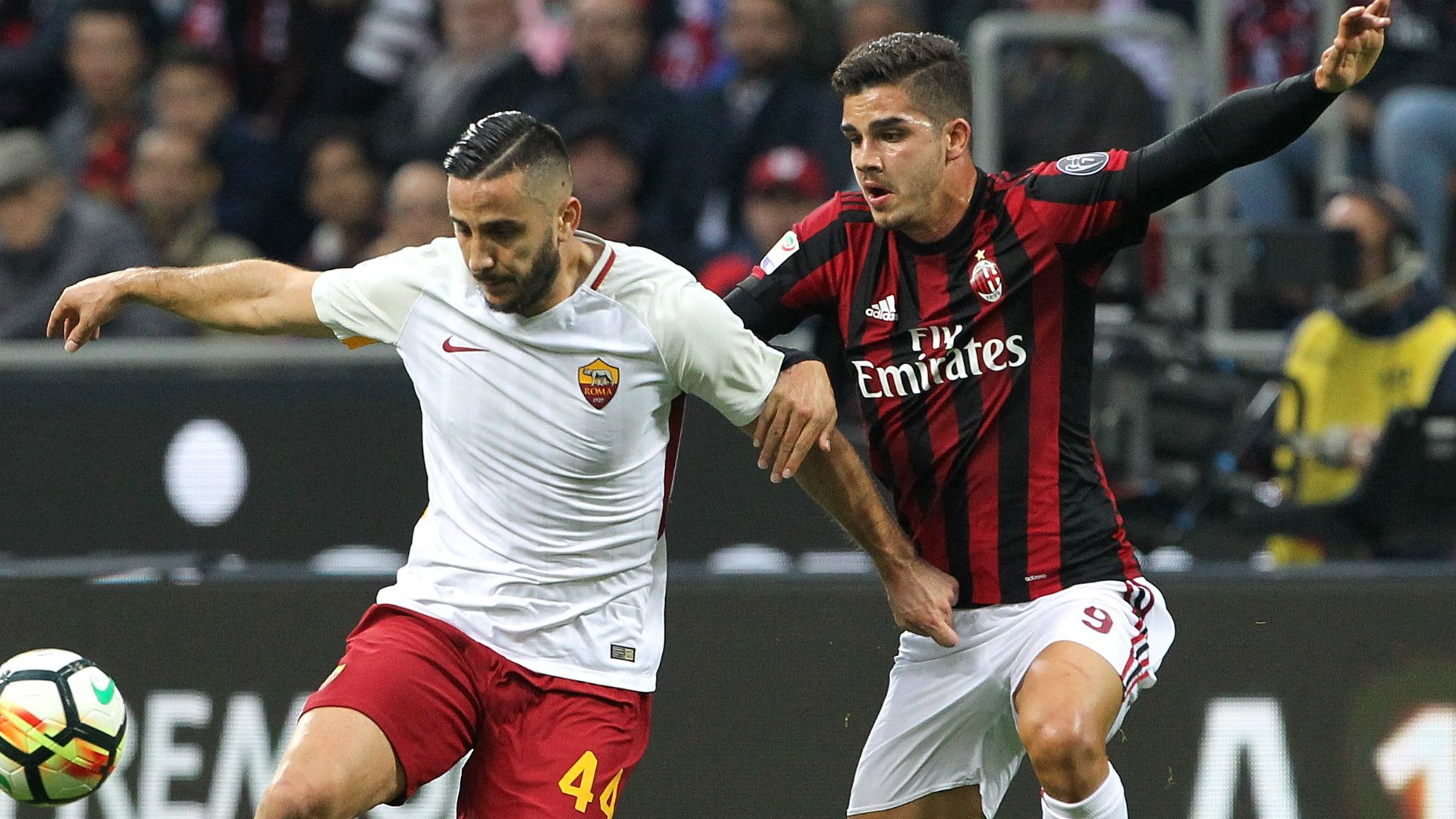 Kostas Manolas Andre Silva Roma AC Milan