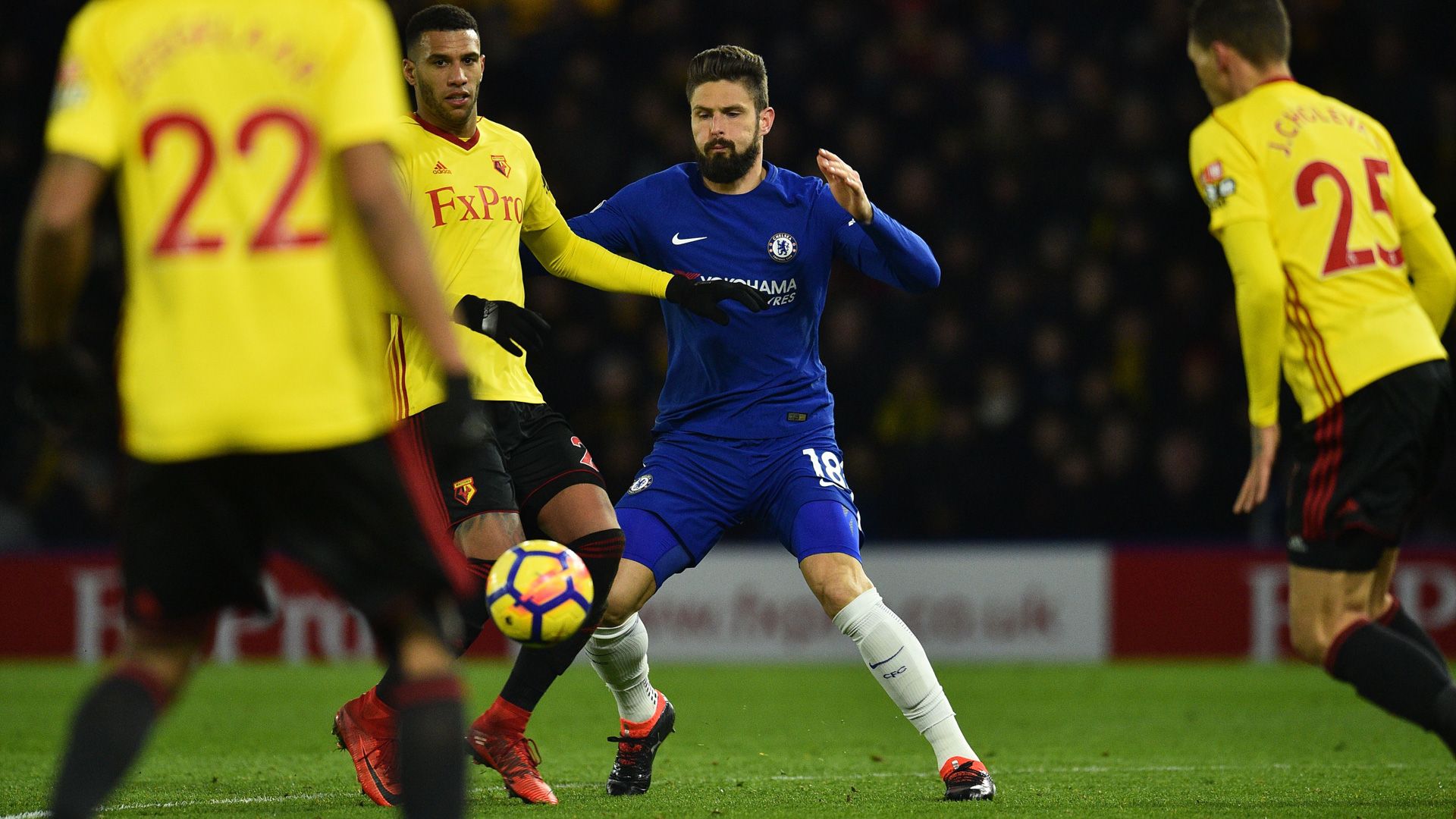 Oliver Giroud Chelsea Watford 05022018
