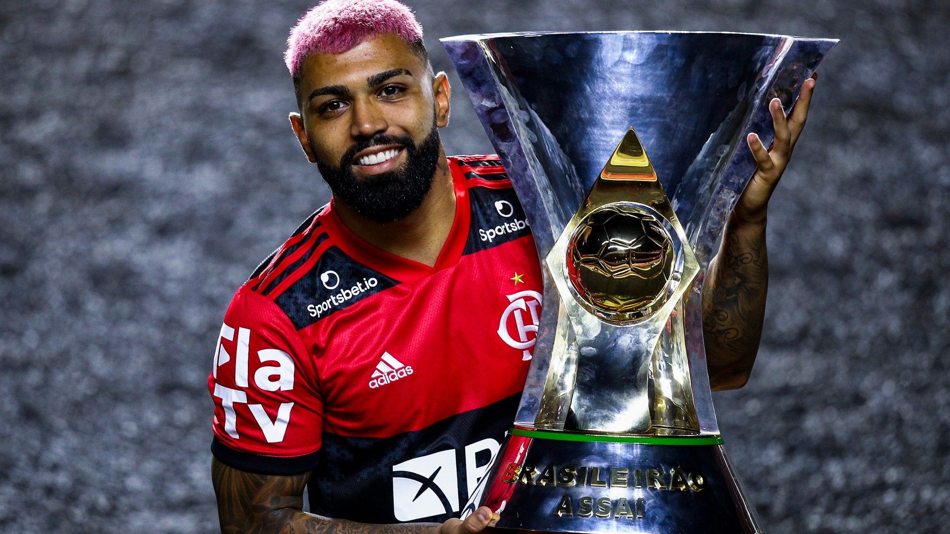 Gabigol Flamengo campeão brasileiro 2020 26 02 2021
