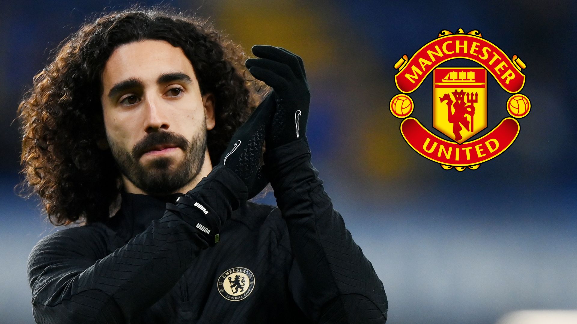 Marc Cucurella Man Utd badge 