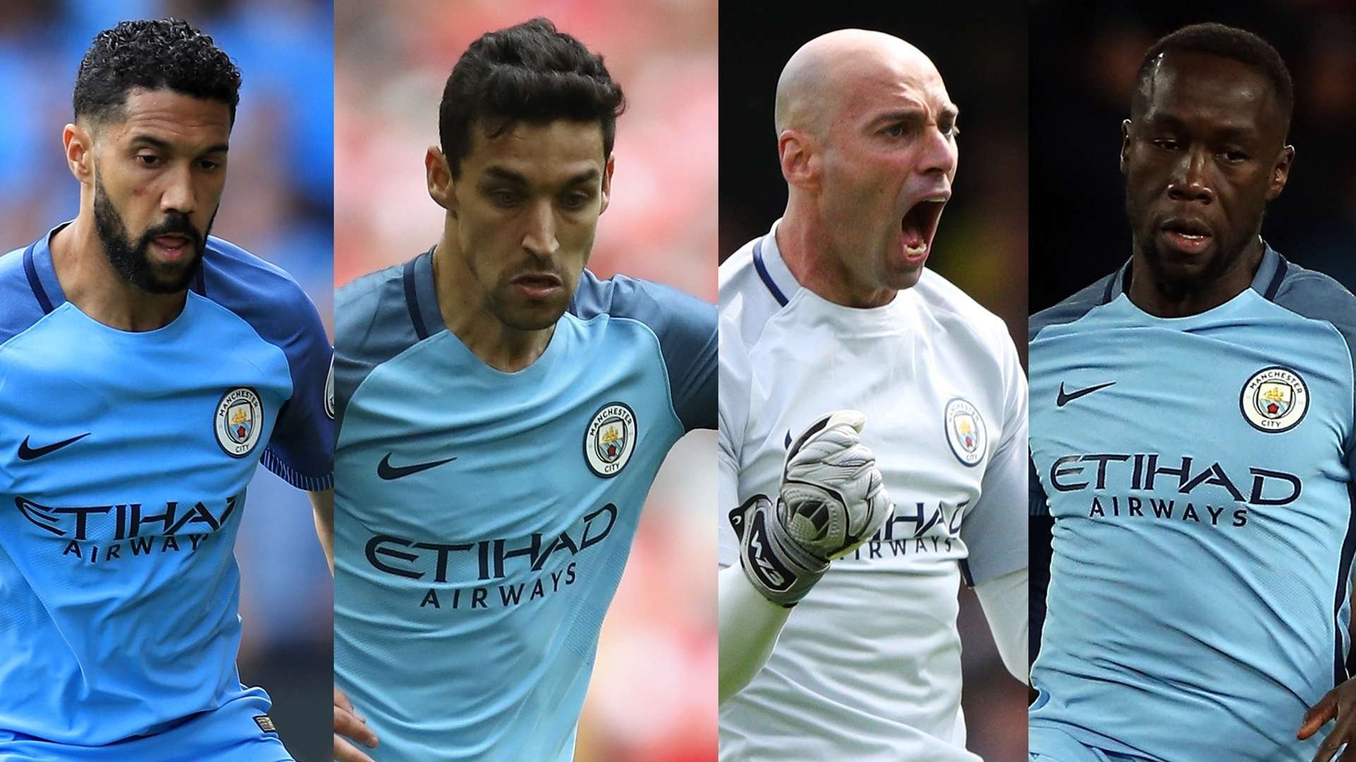 Gaël Clichy, Jesús Navas, Willy Caballero, Bacary Sagna