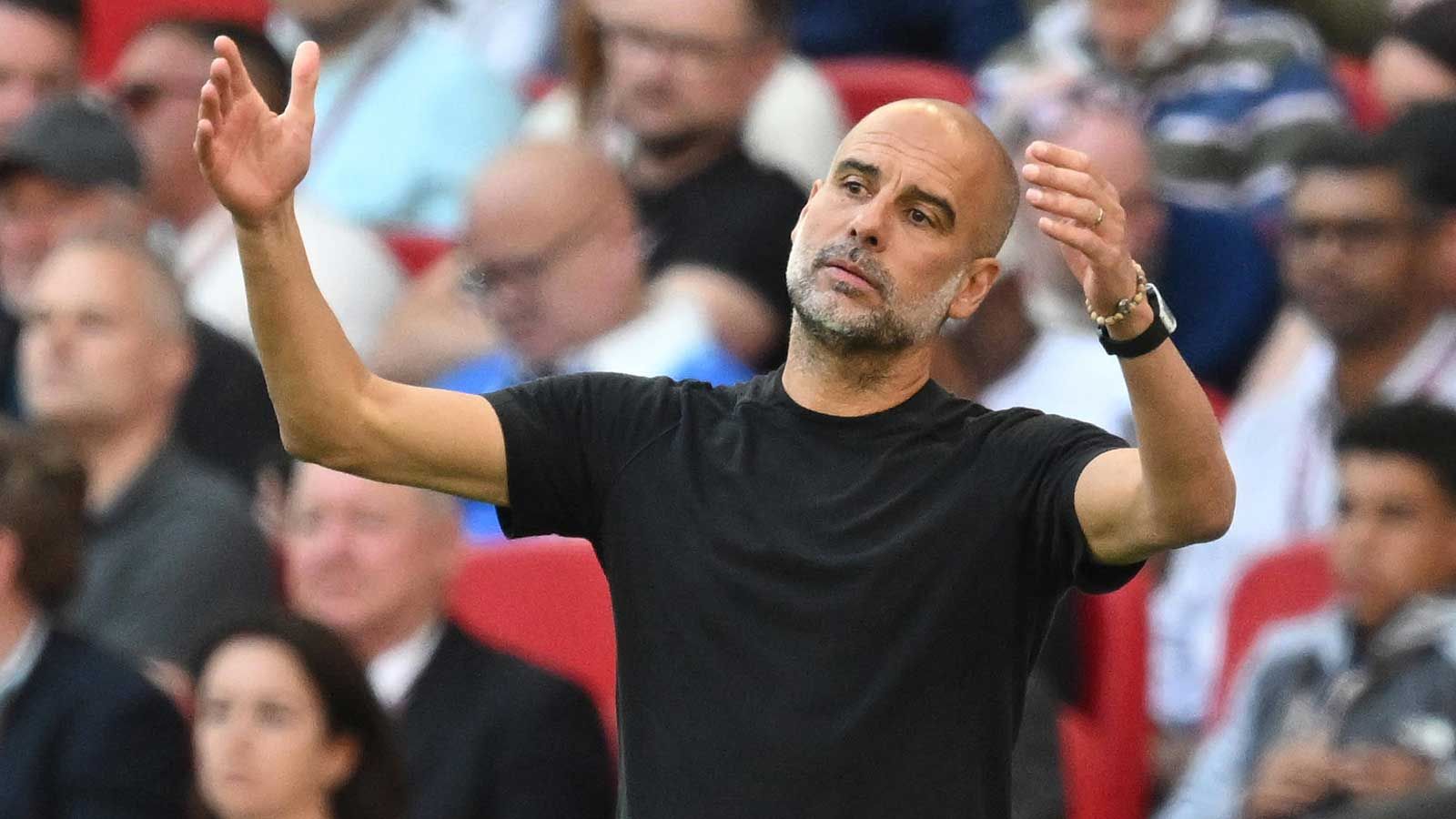 Pep Guardiola in no mood to discuss controversial Dean Henderson moment and Omar Marmoush's missed penalty after Man City's FA Cup final heartbreak vs Crystal Palace | Goal.com UK