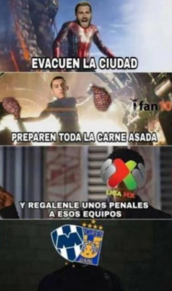 Memes Monterrey vs Tigres