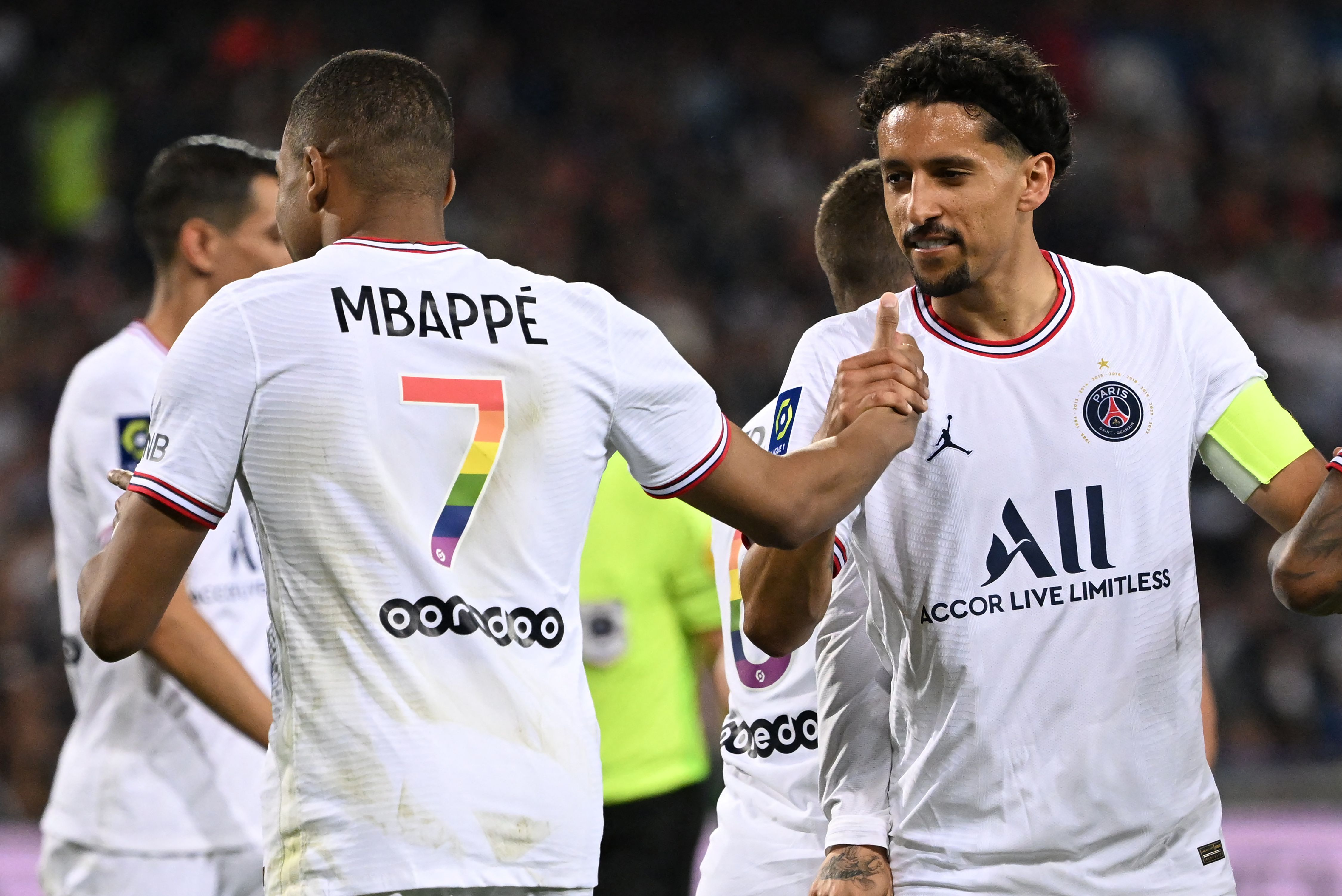 Marquinhos Kylian Mbappe PSG