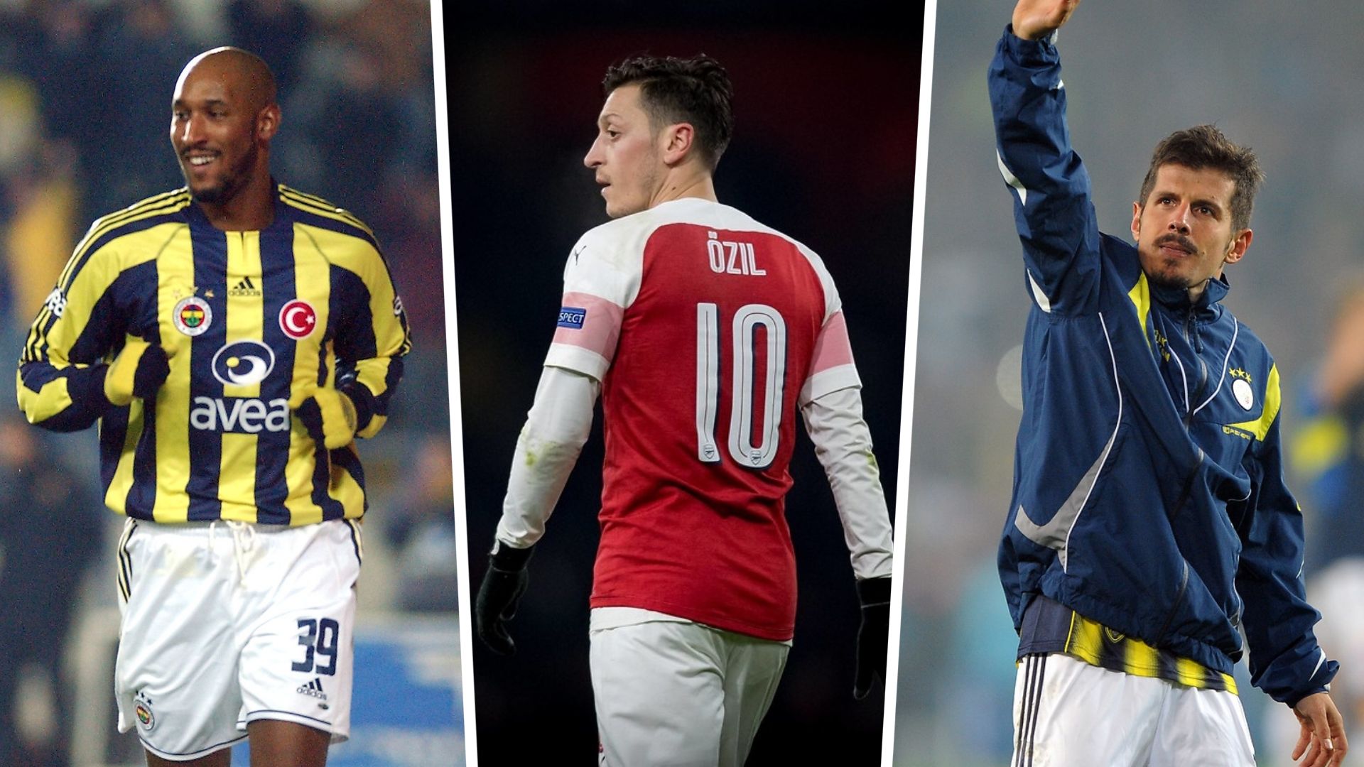 Nicolas Anelka Mesut Ozil Emre Belozoglu GFX