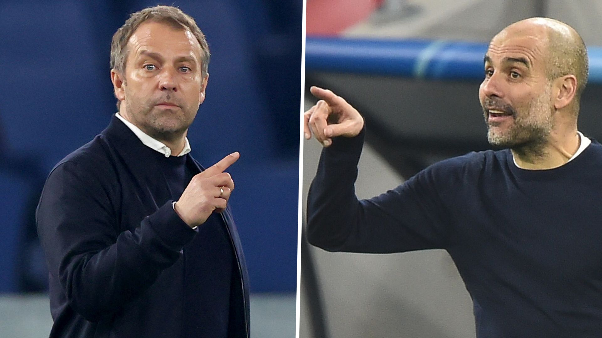 Flick and Pep Guardiola