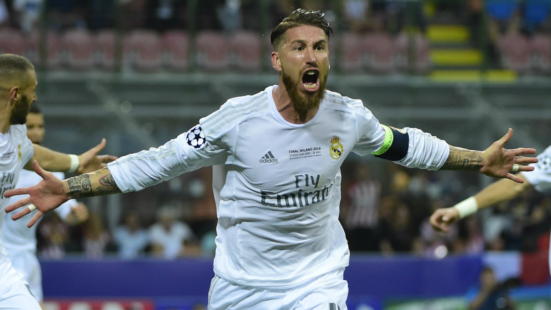 Sergio Ramos Real Madrid Atletico Champions League 2016