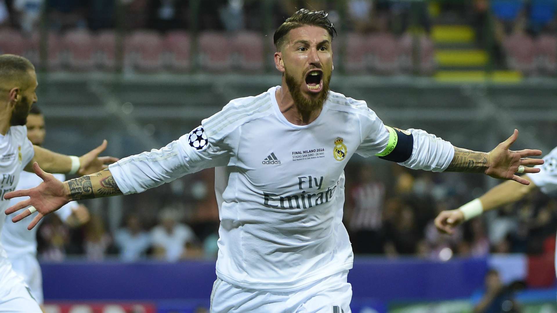 Sergio Ramos Real Madrid Atletico Champions League 2016