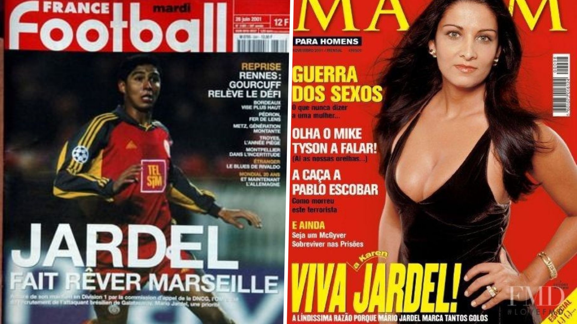 Mario Jardel OM - Karen Matzenbacher Maxim