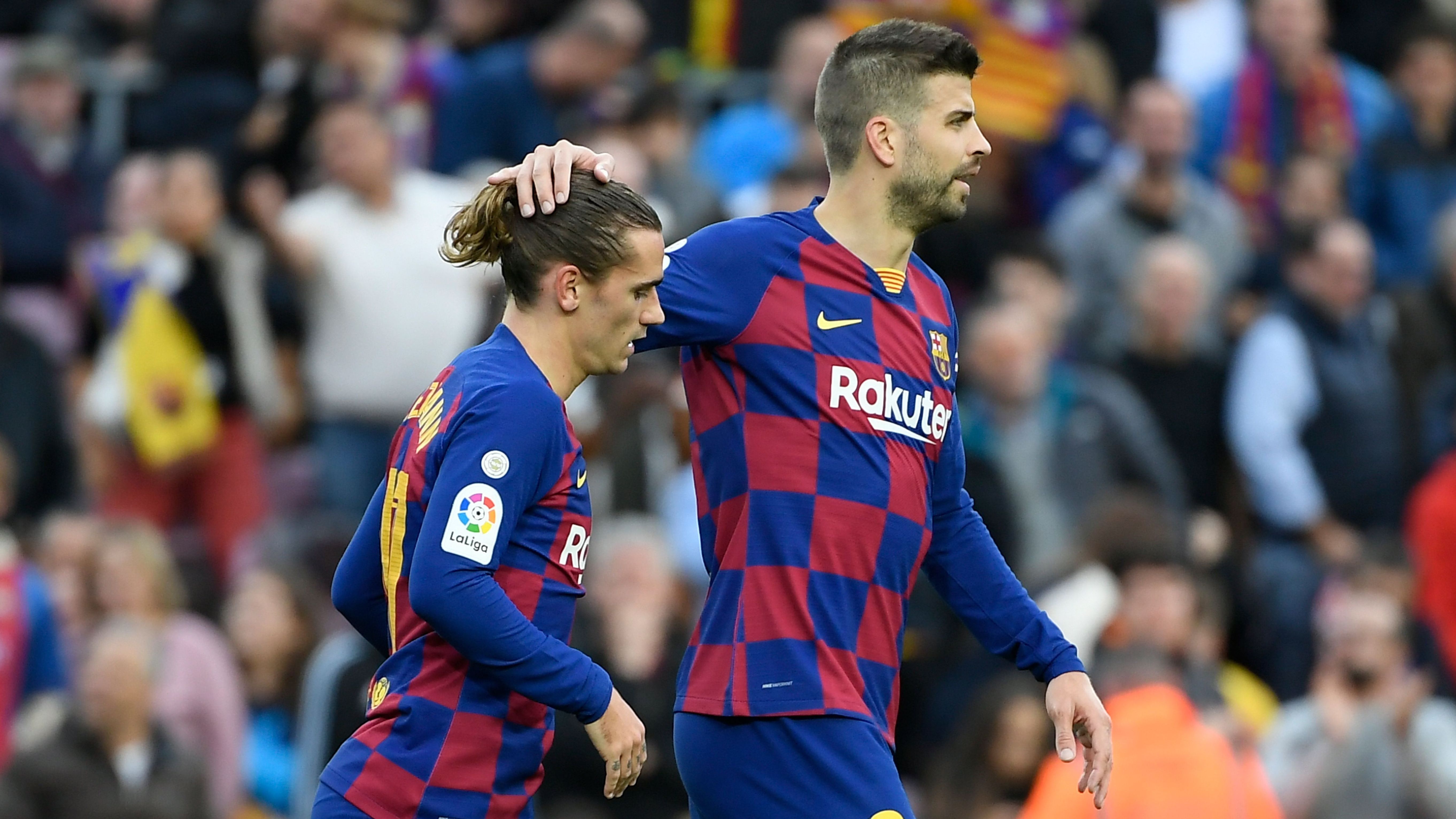 Antoine Griezmann Gerard Pique Barcelona Alavés LaLiga 21122019
