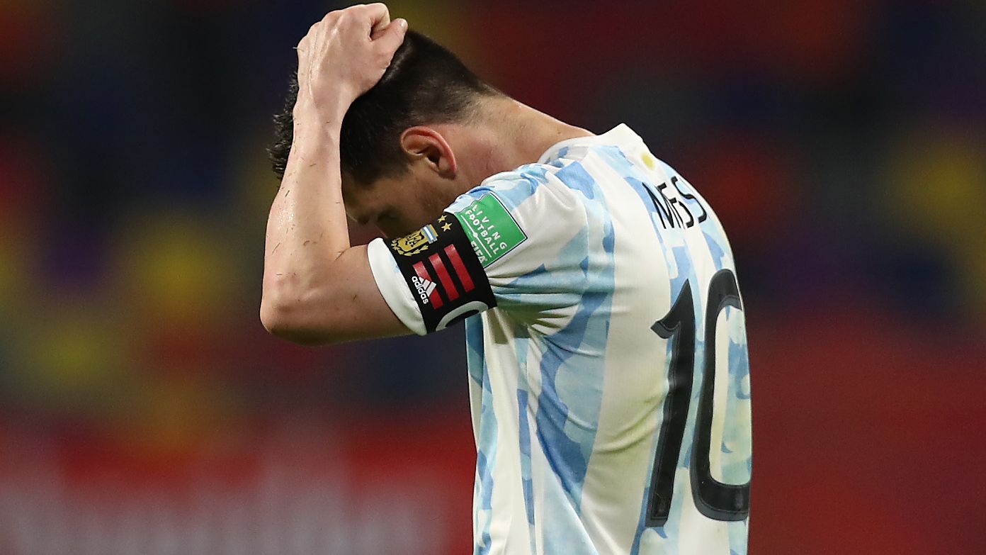 Lionel Messi Argentina Chile 2021