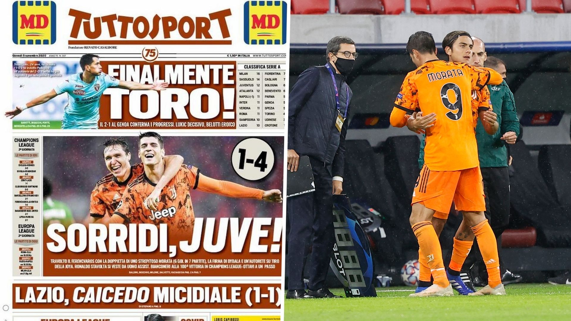 5 Nov Tuttosport