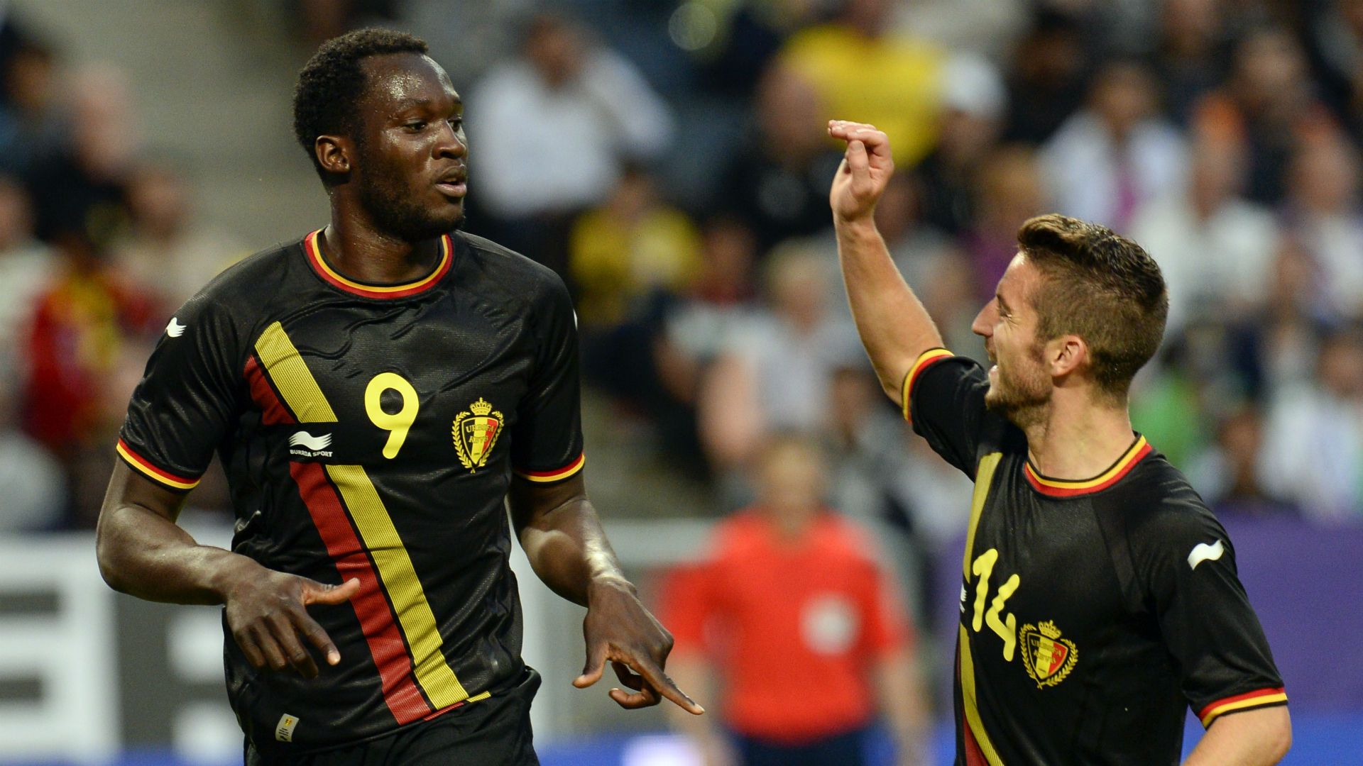 Romelu Lukaku Dries Mertens Belgium