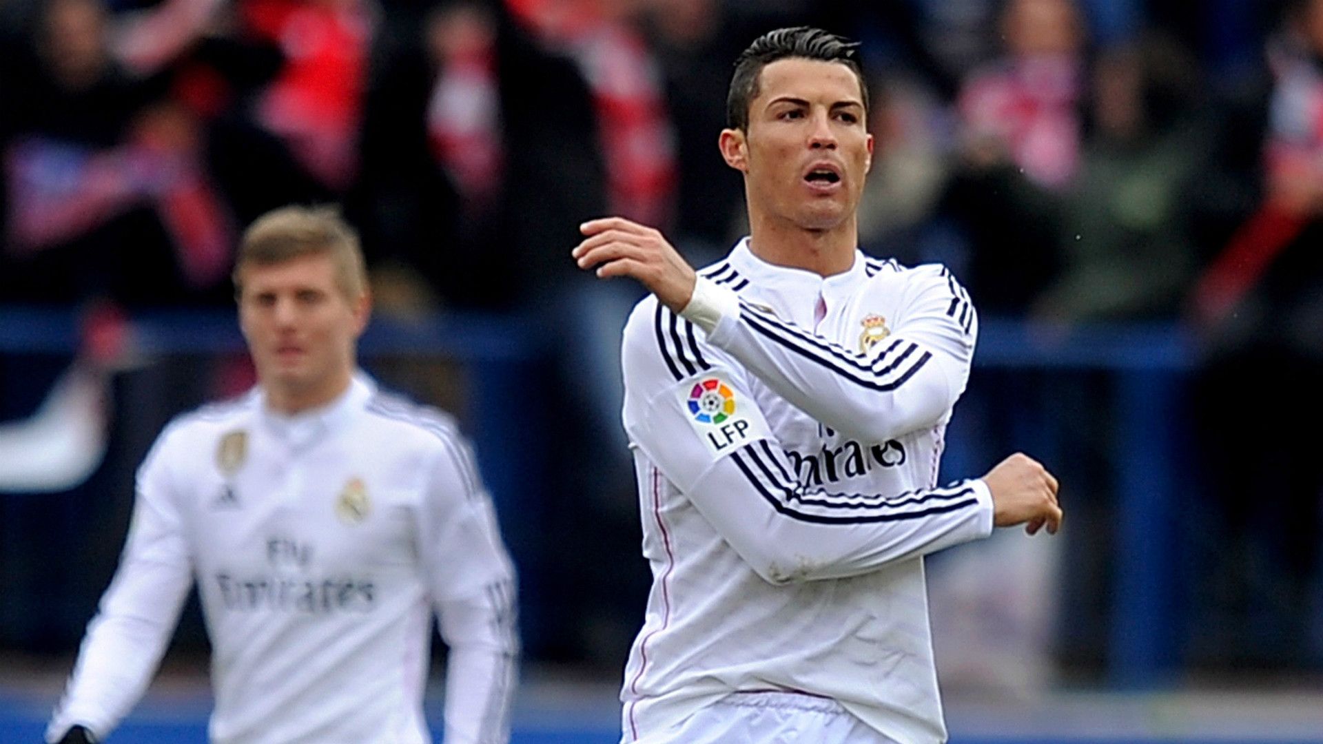 Cristiano Ronaldo Toni Kroos Atletico Madrid Real Madrid La Liga 07022015
