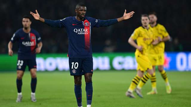 Ousmane Dembele PSG Dortmund Champions League