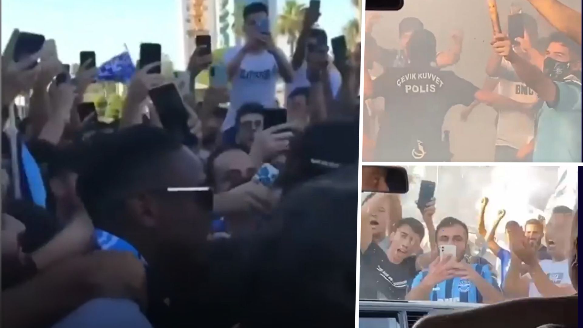 MARIO BALOTELLI EMPFANG FANS ADANA DEMIRSPOR