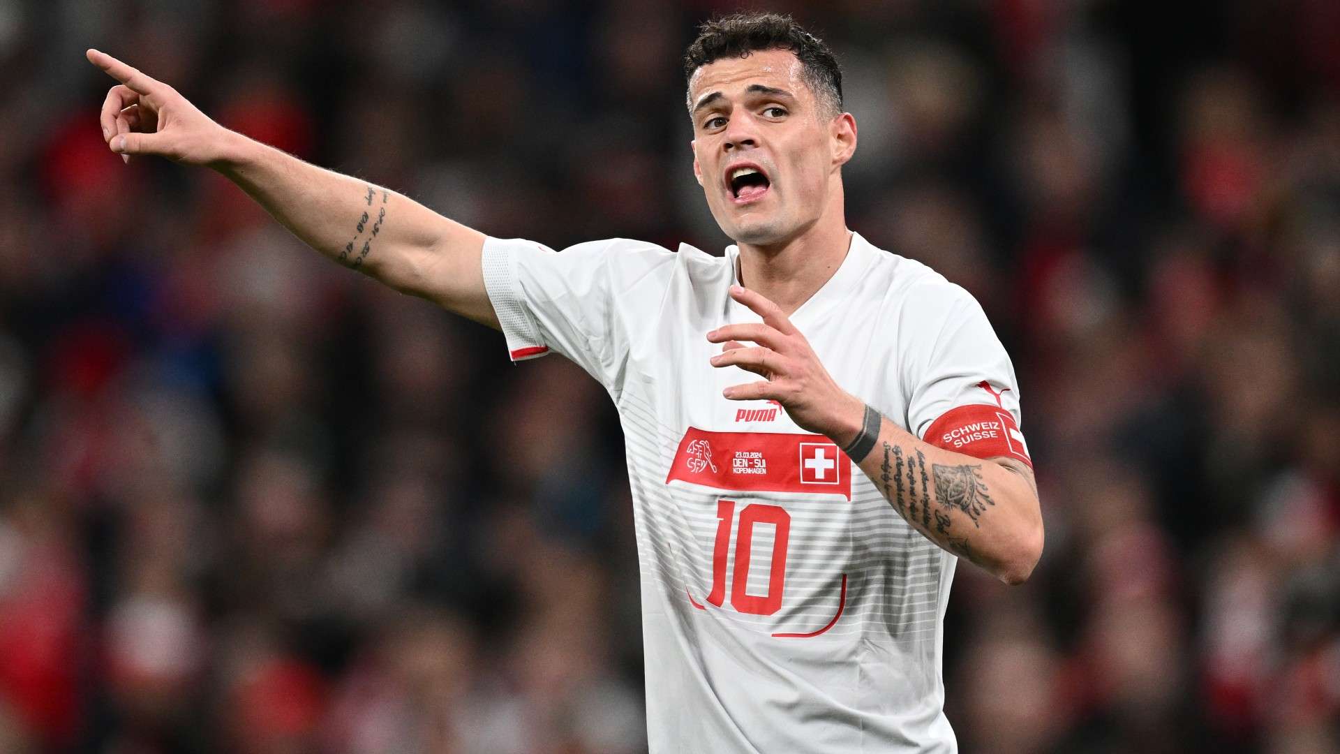 Granit Xhaka of Switzerland