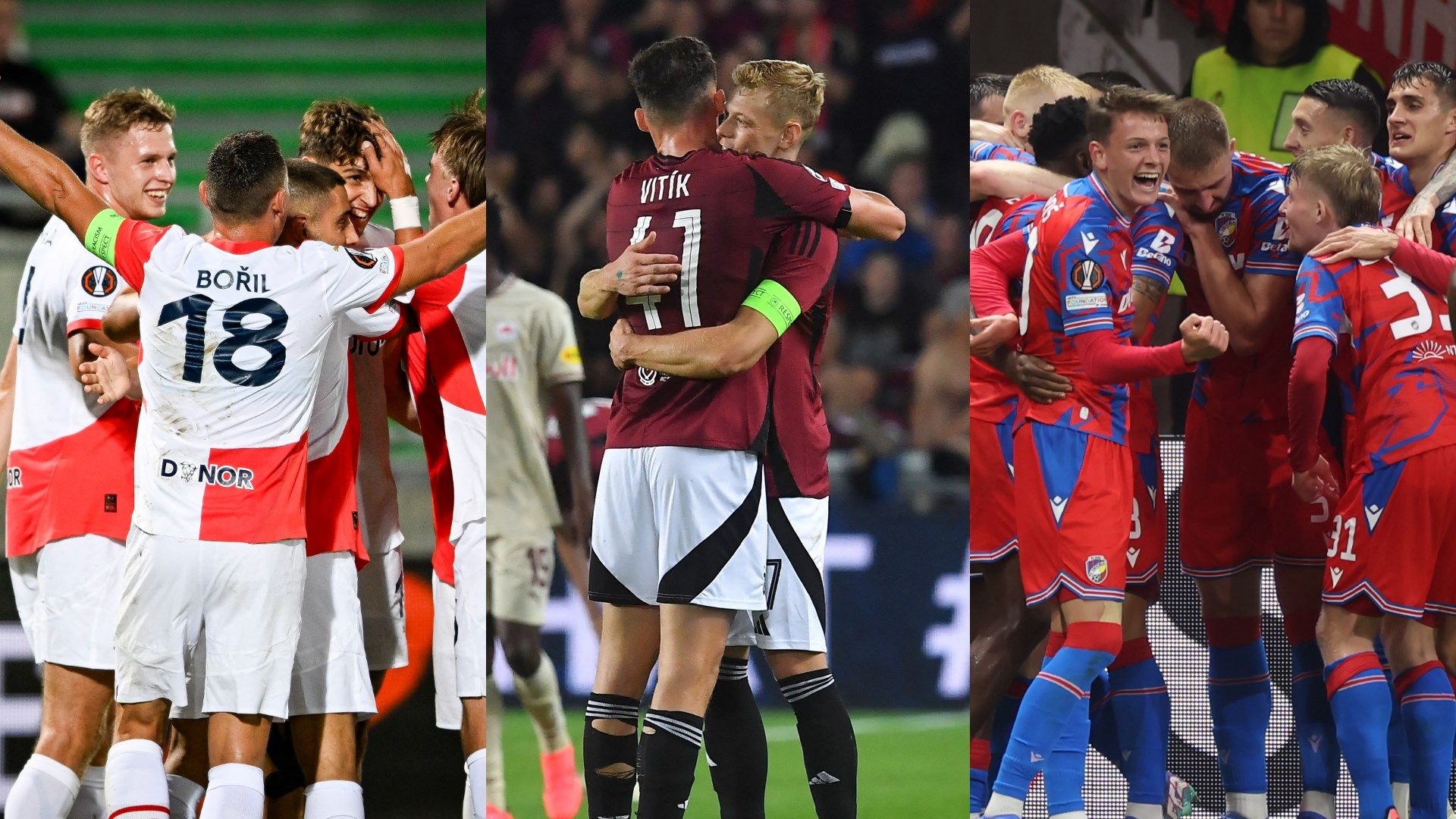 slavia Sparta Viktoria Plzen