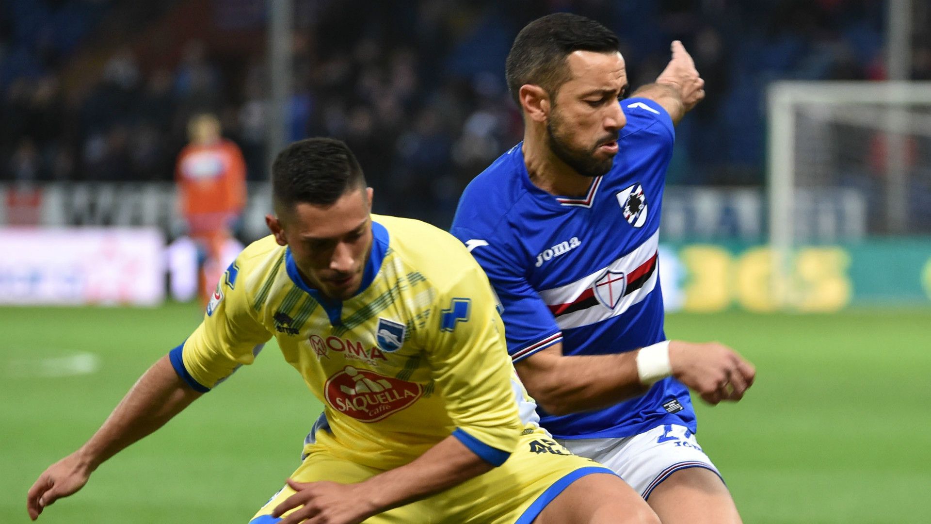 Gianluca Caprari, Fabio Quagliarella, Sampdoria, Pescara, Serie A, 03042017