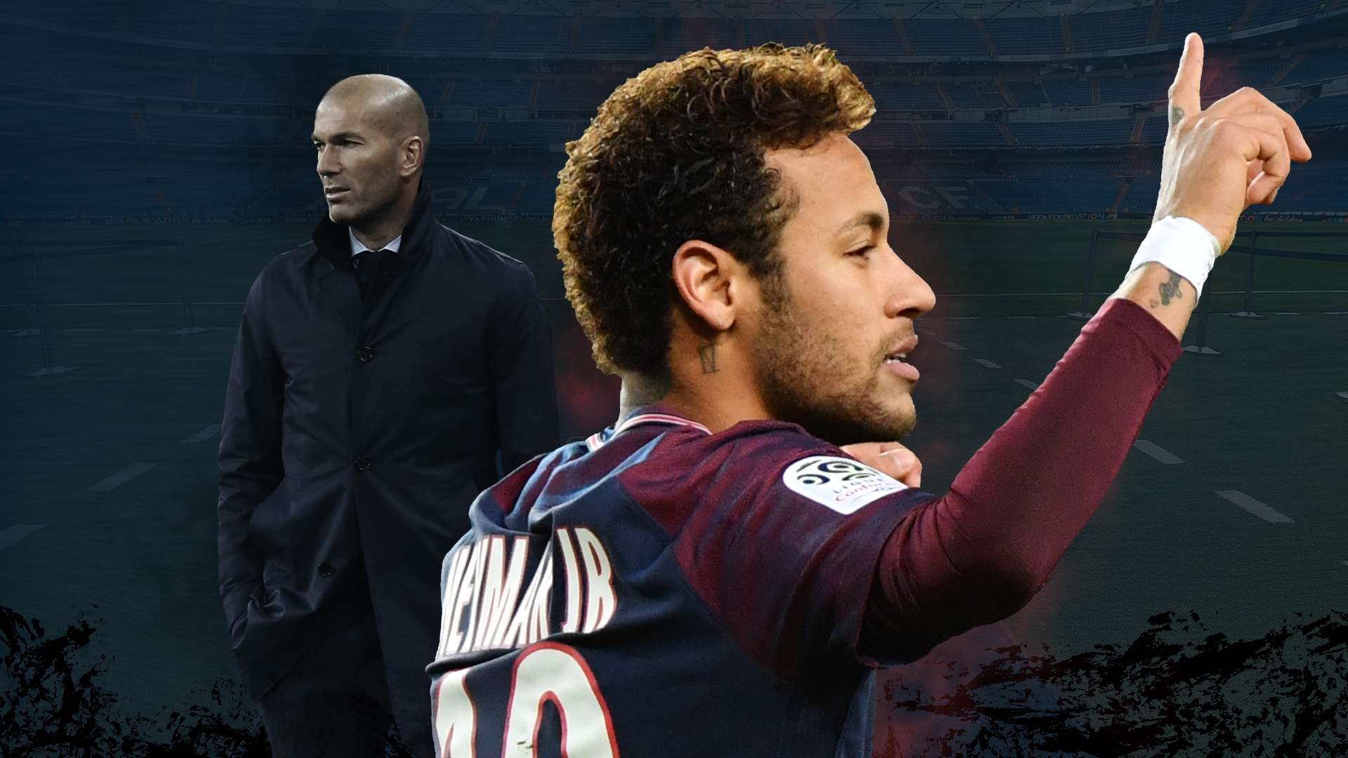 GFX Neymar Zinedine Zidane