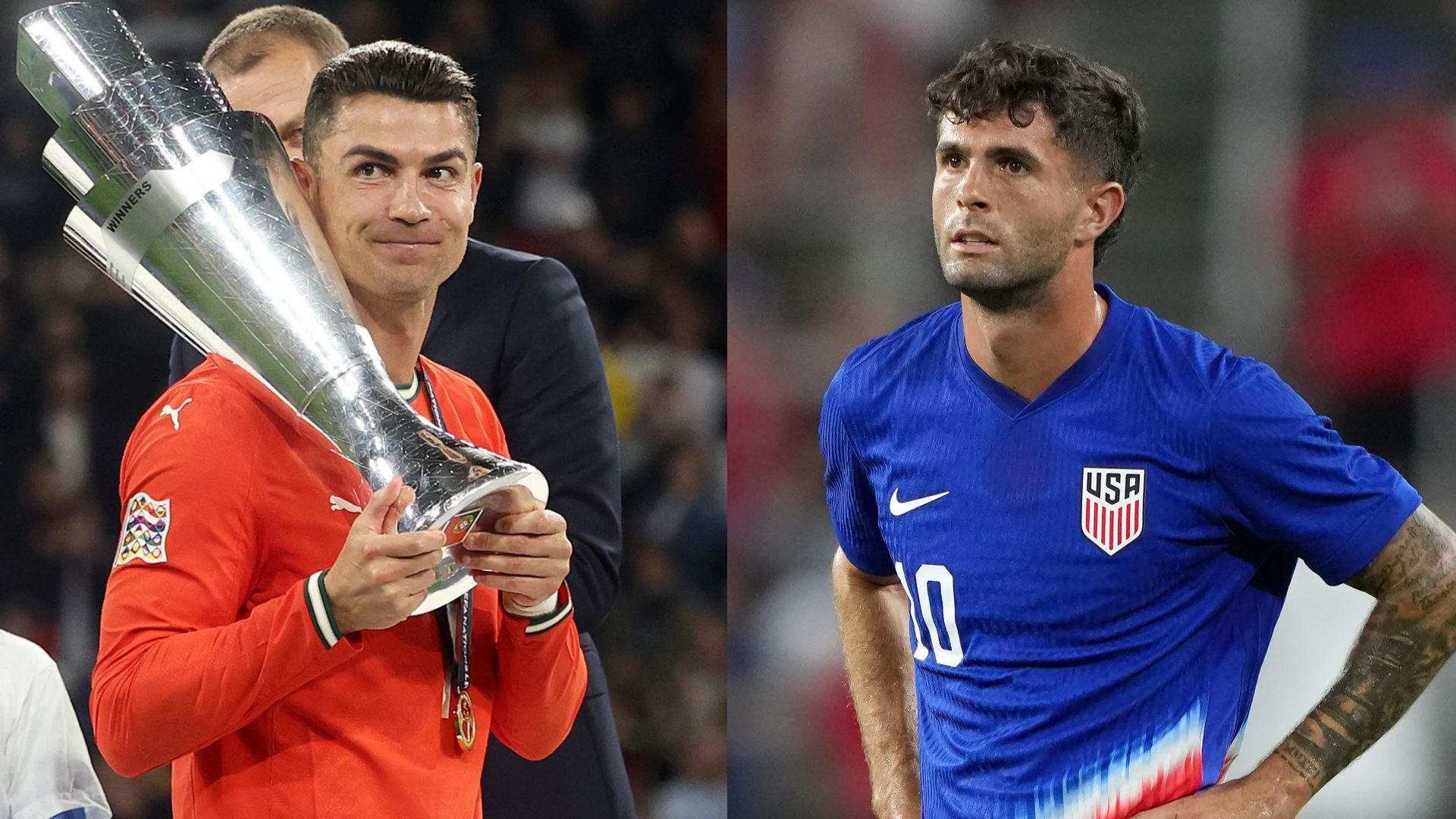 Christian Pulisic USMNT Cristiano Ronaldo 2025