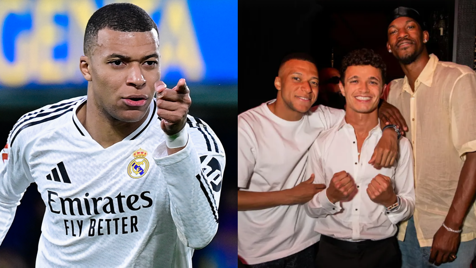 Icons only! Kylian Mbappe hangs out with NBA baller Jimmy Butler & F1 star Lando Norris as Real Madrid 'Galactico' enjoys short post-season break | Goal.com UK