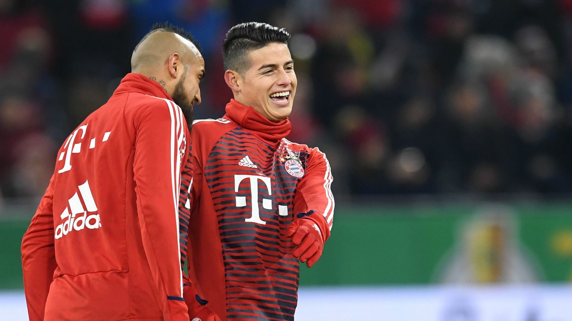 James Rodríguez, Arturo Vidal