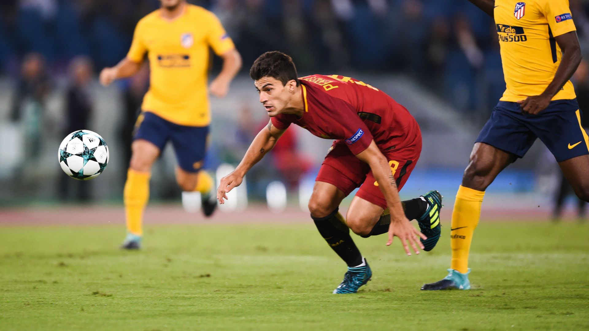 Perotti Roma Atletico Madrid Champions League