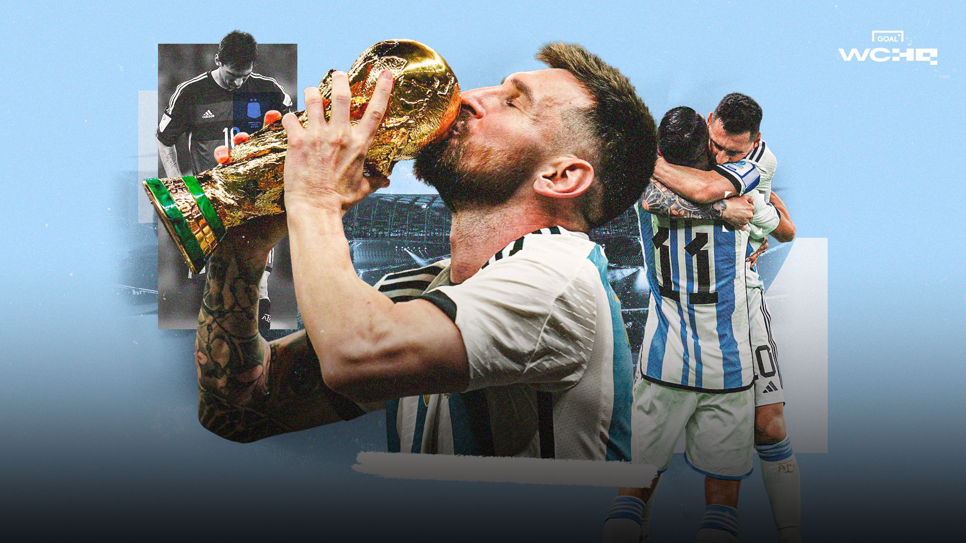 Icons Lionel Messi Argentina 2022 World Cup GFX