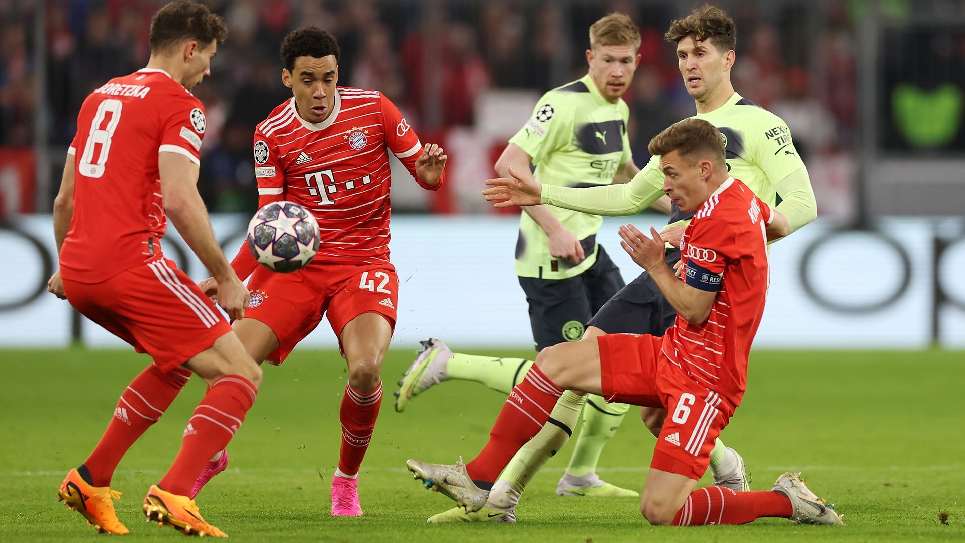 Joshua Kimmich John Stones Bayern Munich Man City 2022-23 Champions League