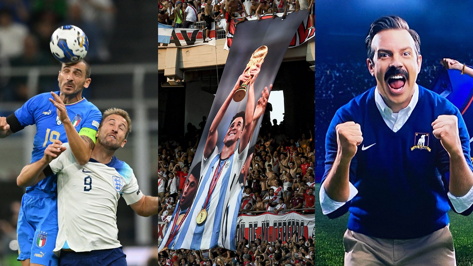 Italy vs. England, Argentina, Ted Lasso GFX